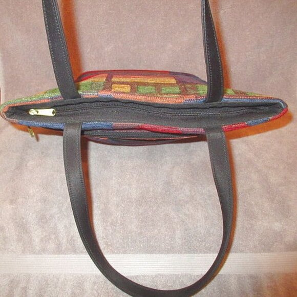 Danny K Beverly Hills Patchwork Tapestry Tote Isabella Festival Artsy Galleria - Picture 5 of 11